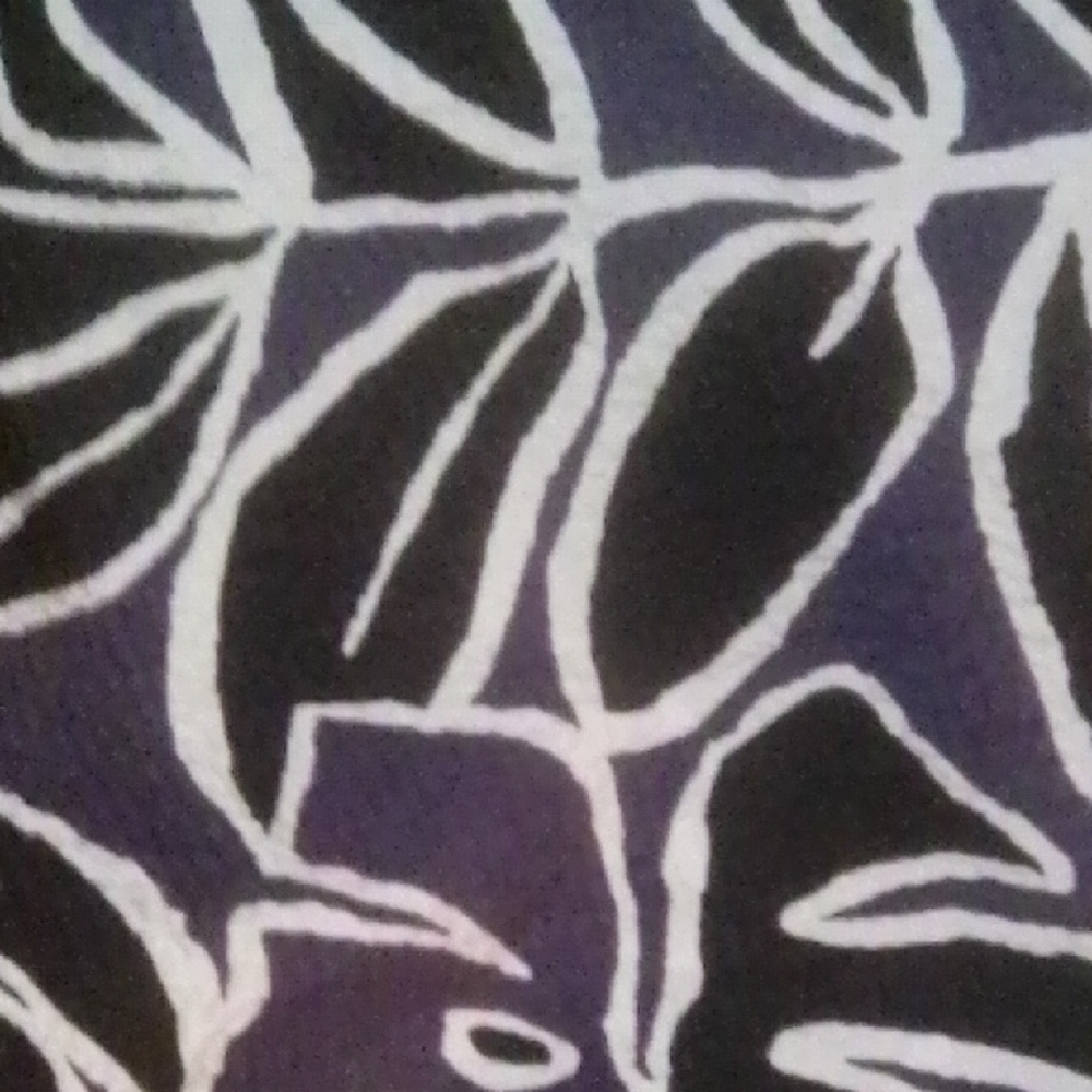 MNG Brand Navy Blue and White Floral Dress Size S - Picture 5 of 5